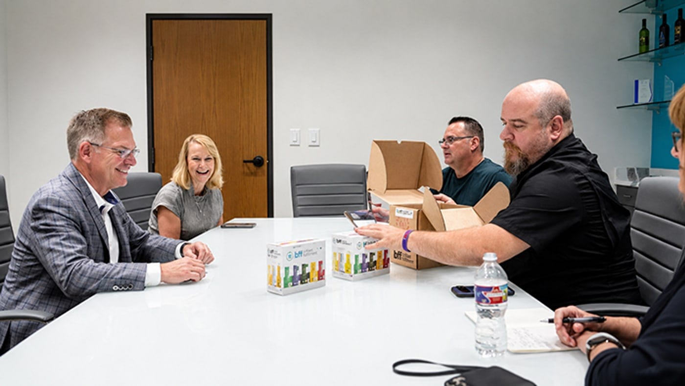 Brilliant Fulfillment team reviewing a client onboarding plan